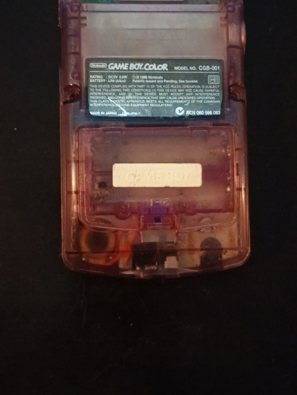 Nintendo Gameboy Color Atomic Purple Console Bundle - Picture 8 of 9